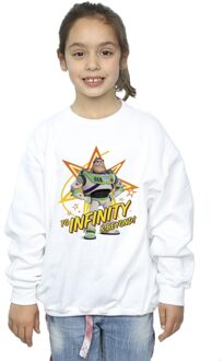 Disney Meisjes Toy Story Buzz To Infinity Sweatshirt (Wit) - maat 12-13J / 152-158cm