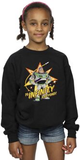 Disney Meisjes Toy Story Buzz To Infinity Sweatshirt (Zwart) - 12-13J / 152-158cm