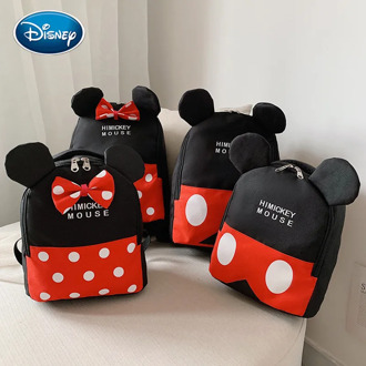 Disney Mickey Minnie children's cartoon school bag baby small school bag backpack cartoon backpack missing bag