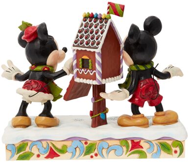 Disney Mickey & Minnie Posting Christmas Letter Figurine (18cm)