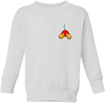 Disney Mickey Mouse Backside Kids' Sweatshirt - White - 110/116 (5-6 jaar) - Wit