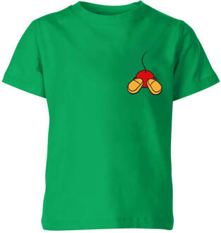 Disney Mickey Mouse Backside Kids' T-Shirt - Green - 122/128 (7-8 jaar) - Groen