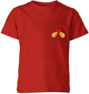 Disney Mickey Mouse Backside Kids' T-Shirt - Red - 110/116 (5-6 jaar) - Rood - S
