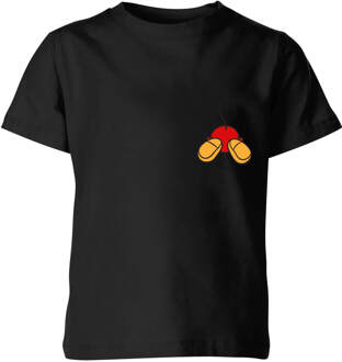 Disney Mickey Mouse Backside kinder t-shirt - Zwart - 122/128 (7-8 jaar) - Zwart