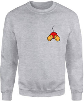 Disney Mickey Mouse Backside Sweatshirt - Grey - L - Grey