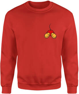 Disney Mickey Mouse Backside Sweatshirt - Red - XXL - Rood