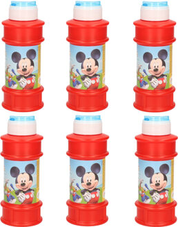 Disney Mickey Mouse bellenblaas - 6x - met spelletje - 175 ml - voor kinderen