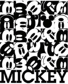 Disney Mickey Mouse Blok T-shirt - Wit - L