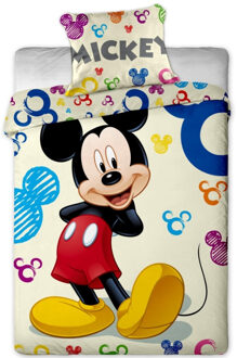 Disney Mickey Mouse colors dekbedovertrek, 140 x 200 cm