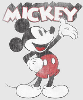 Disney Mickey Mouse Dames T-shirt - Grijs - 3XL - Grijs