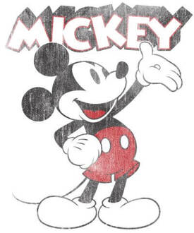 Disney Mickey Mouse Dames T-shirt - Wit - XXL