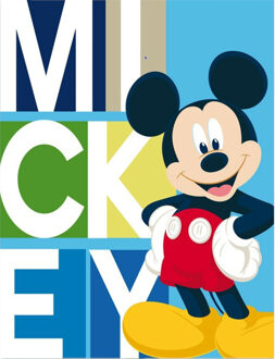 Disney Mickey Mouse Fleecedeken/plaid - 100 x 140 cm - Plaids Multikleur