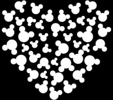Disney Mickey Mouse Hart Silhouet Trui - Zwart - L