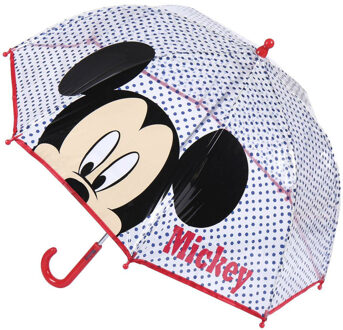 Disney Mickey Mouse paraplu - voor kinderen - blauw - D71 cm - Paraplu's Multikleur