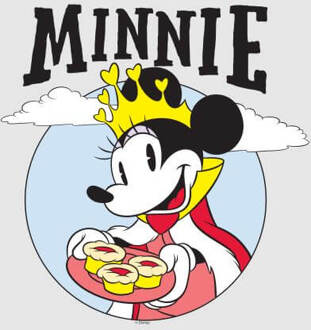 Disney Mickey Mouse Queen Minnie dames t-shirt - Grijs - L - Grijs