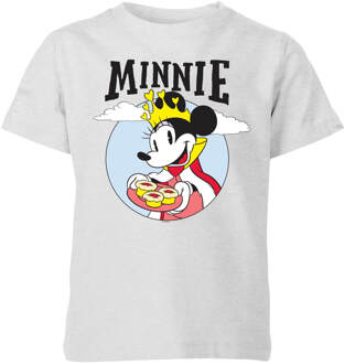 Disney Mickey Mouse Queen Minnie kinder t-shirt - Grijs - 110/116 (5-6 jaar) - Grijs - S