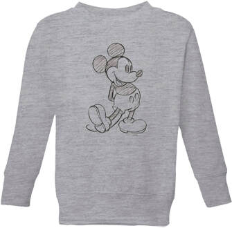Disney Mickey Mouse Sketch Kids' Sweatshirt - Grey - 134/140 (9-10 jaar) - Grey - L