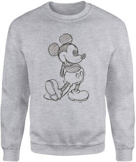 Disney Mickey Mouse Sketch Sweatshirt - Grey - M - Grey