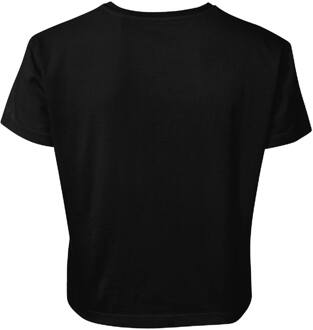 Disney Mickey Mouse Sketch Women's Cropped T-Shirt - Black - XXL - Zwart