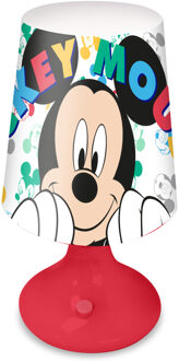 Disney Mickey Mouse tafellamp/nachtlamp 18 cm voor kinderen