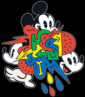 Disney Mickey Mouse Vintage Arrows t-shirt - Zwart - L