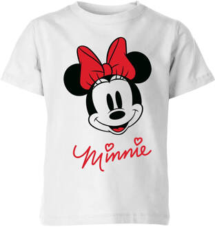 Disney Minnie Kinder T-Shirt - Wit - 98/104 (3-4 jaar) - XS