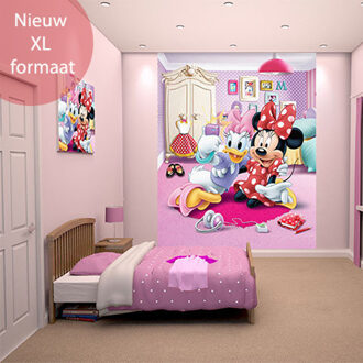 Disney Minnie Mouse behang - 8 stukken