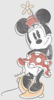 Disney Minnie Mouse Dames T-shirt - Grijs - M - Grijs