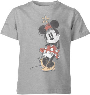 Disney Minnie Mouse Kinder T-Shirt - Grijs - 134/140 (9-10 jaar) - Grijs - L