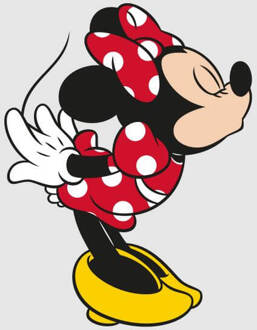 Disney Minnie Mouse Kiss Dames T-shirt - Grijs - M