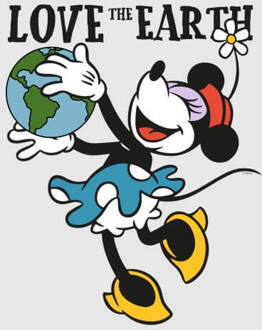 Disney Minnie Mouse Love The Earth dames t-shirt - Grijs - 4XL