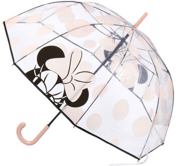 Disney Minnie Mouse paraplu - licht roze - D89 cm - voor kinderen