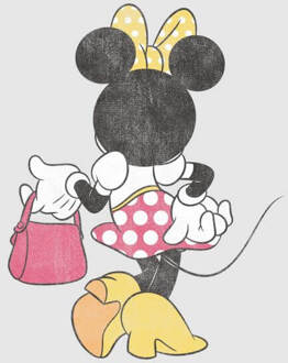 Disney Minnie Mouse Rug Pose Dames T-shirt - Grijs - 4XL