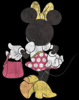 Disney Minnie Mouse Rug Pose Dames T-shirt - Zwart - L