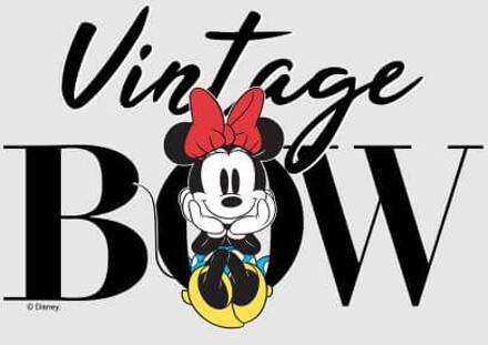 Disney Minnie Mouse Vintage Bow dames t-shirt - Grijs - 4XL - Grijs