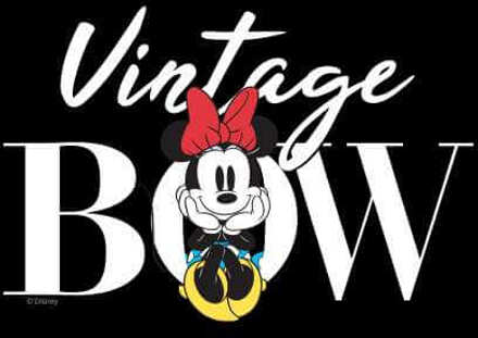 Disney Minnie Mouse Vintage Bow t-shirt - Zwart - 4XL - Zwart