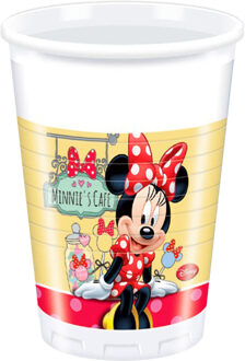 Disney Minnie's Cafe - Minnie Mouse bekers - 8 stuks