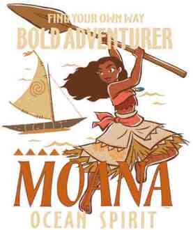 Disney Moana Find Your Own Way T-shirt - Wit - 5XL - Wit