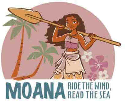 Disney Moana Read The Sea T-shirt - Wit - 5XL - Wit