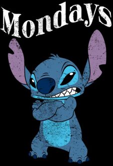 Disney Mondays Unisex T-Shirt - Black - XL Zwart