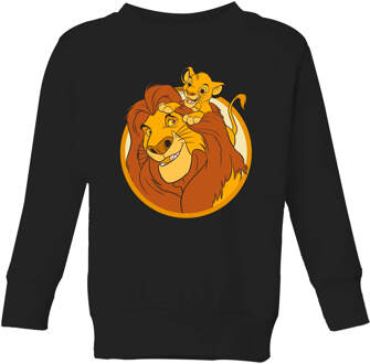 Disney Mufasa & Simba Kids' Sweatshirt - Black - 122/128 (7-8 jaar) Zwart