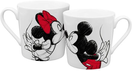 Disney Mug Mickey Kiss Sketch