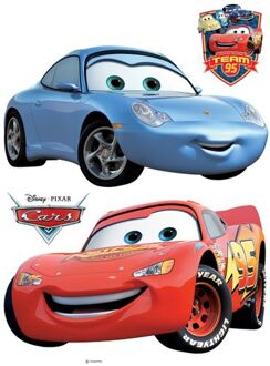 Disney Muursticker Cars Blauw En Rood - 65 X 85 Cm - 600178