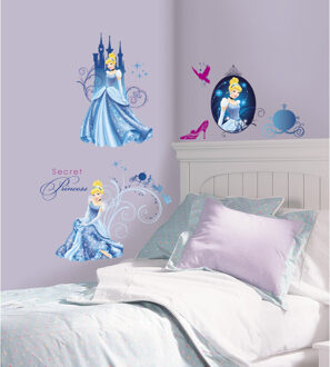 Disney Muurstickers Princess 4 Vellen 25 X 46 cm