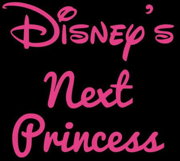 Disney Next Princess Dames T-shirt - Zwart - XL