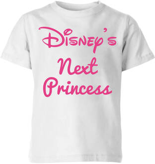 Disney Next Princess Kinder T-Shirt - Wit - 110/116 (5-6 jaar) - S