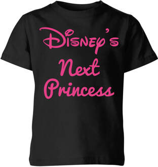 Disney Next Princess Kinder T-Shirt - Zwart - 98/104 (3-4 jaar) - XS