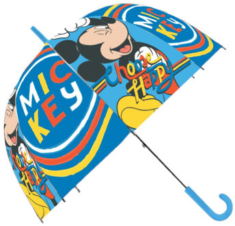 Disney Paraplu Mickey Mouse Junior 45 Cm Polyester Blauw