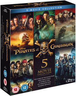 Disney Pirates of the Caribbean 5-Movie Collection (Blu-Ray)
