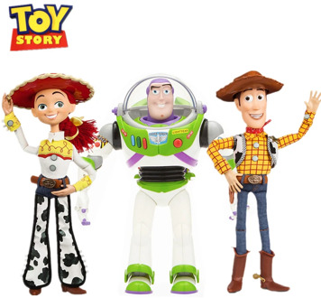 Disney Pixar Toy Story 3 4 30CM Buzz Lightyear Woody Jessie Forky Action Figure Anime Figure Doll model Toys For Children Gift